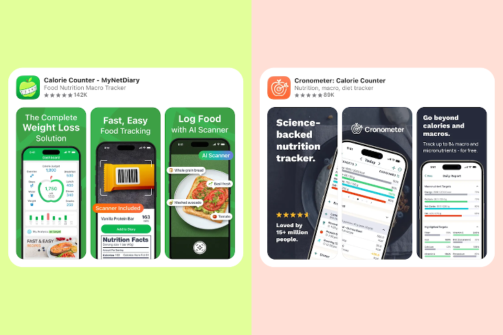 Cronometer vs MyNetDiary