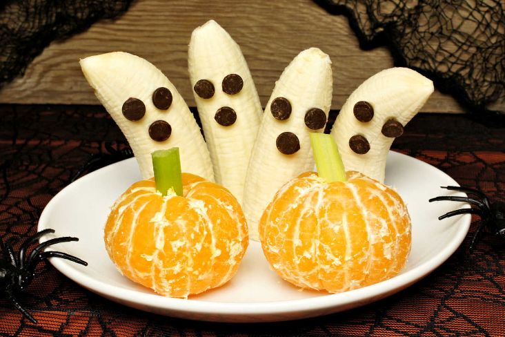 Fruit Halloween snack