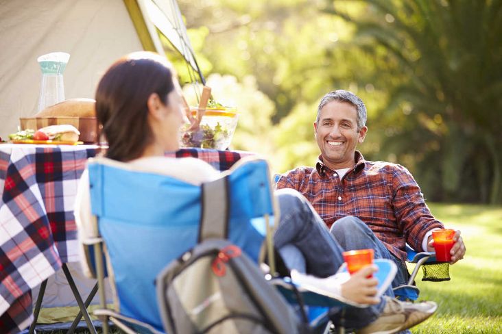 Healthy camping meals