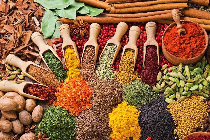 Antioxidant-rich herbs and spices