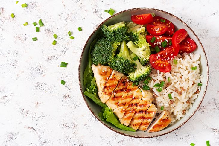 Low calorie rice bowls