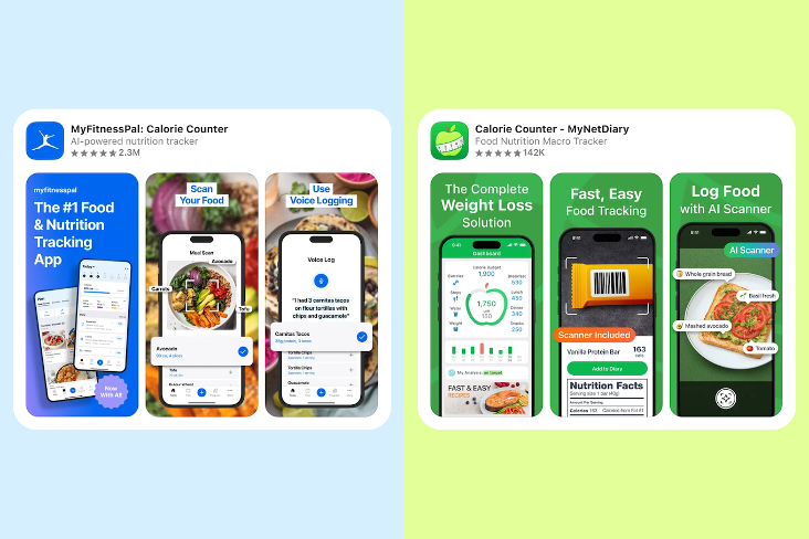 MyFitnessPal vs MyNetDiary