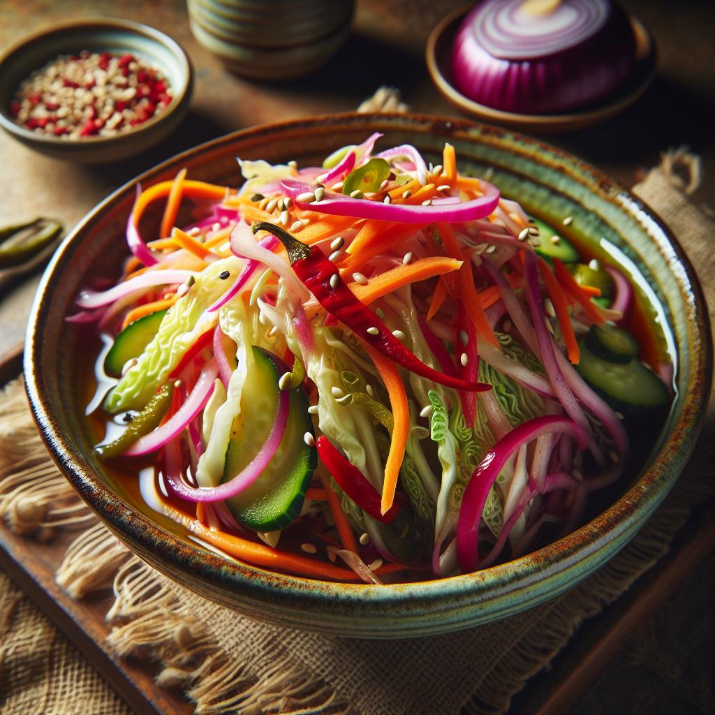 Pickled Asian Slaw